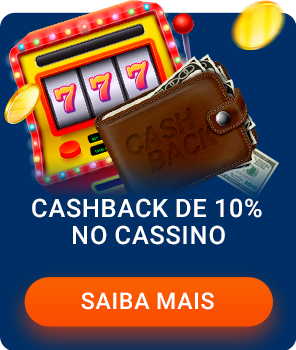 Cashback de 10% no cassino